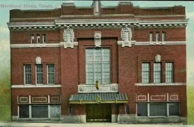 The first home of the Toledo Newsboys Association on Superior St.