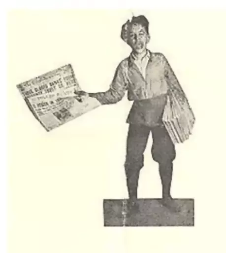 Early symbol of the Newsboys' Association