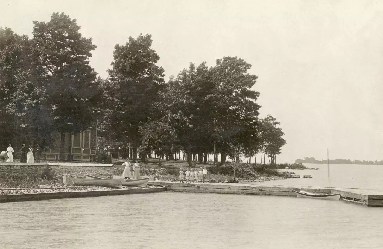 Middle Bass Club Boat Dock.