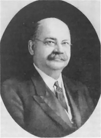 William Bromwell Melish. Middle Bass Club member from 1890 to 1907. Cincinnati, Ohio. Source: knightstemplar.org