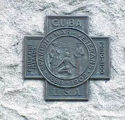 Spanish War Veterans Plaque, 1898-1902