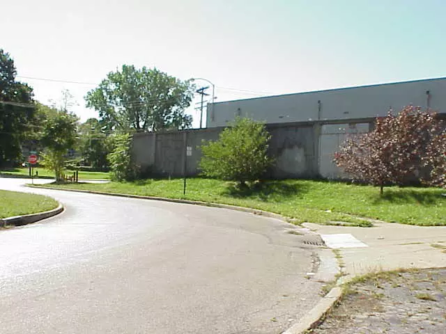 Swayne Field, a remaining section of the ball park's wall