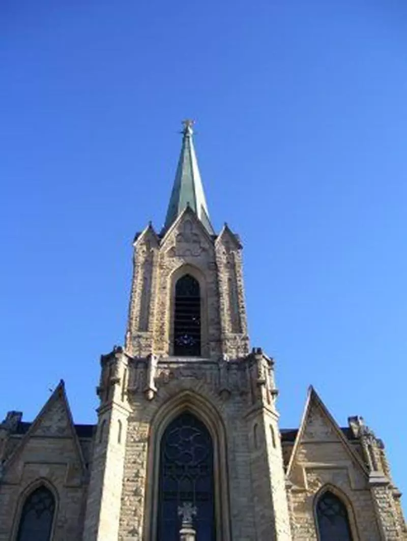 St. Patrick's after the steeple reinstalled