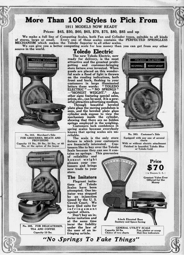 Toledo Scale Advertisement