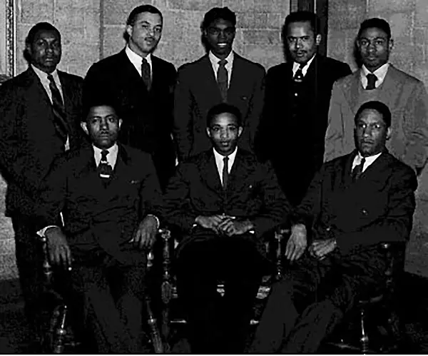 Members of Kappa Alpha Psi fraternity, 1943.