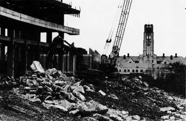 Glass Bowl Stadium renovation, 1991