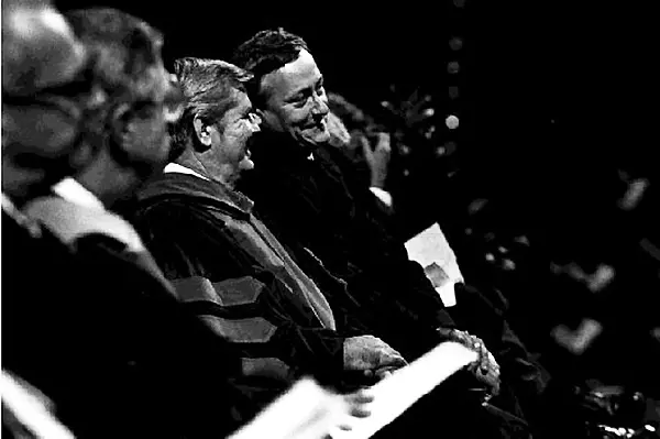 President McComas's inauguration ceremony, 1985.