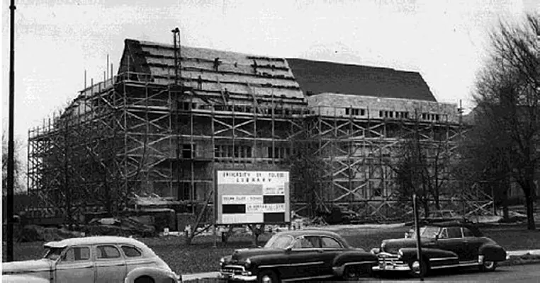 New library and law building, 1952