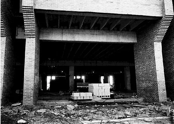 Construction of the Community and Technical College campus, 1969