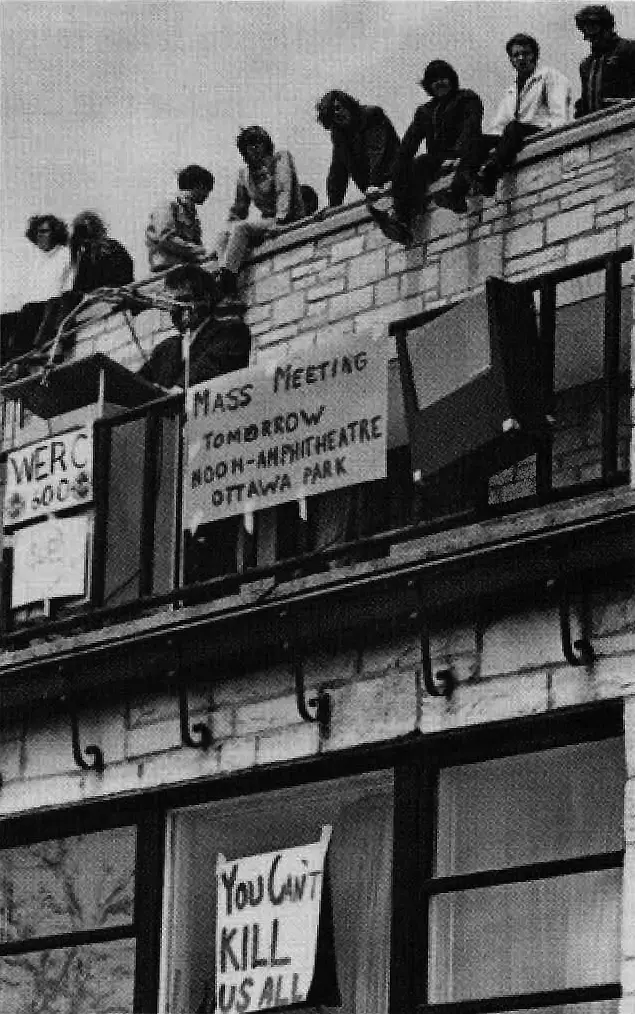 UT student rally following the Kent State events, 1970 