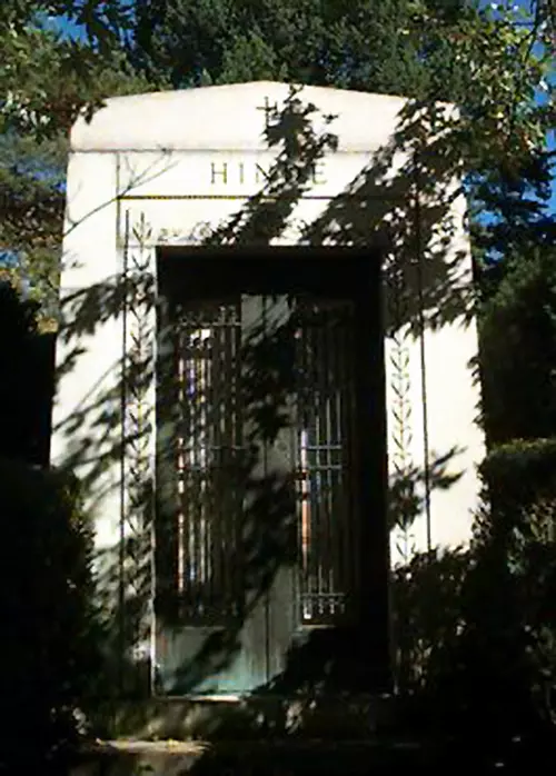 The Hinde Family mausoleum